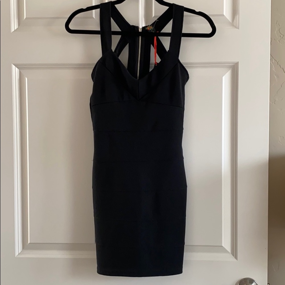 Straps Back Bandage Dress